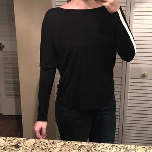 Sexy Draped Back Long Sleeve